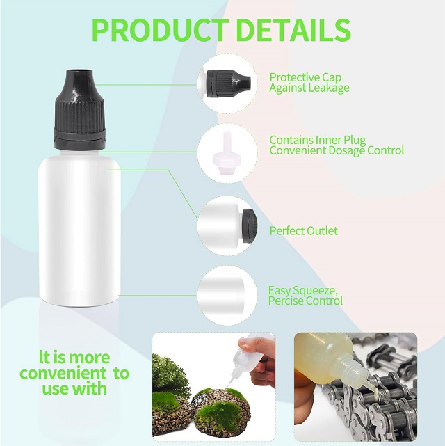 Plastic Eye Liquid Dropper Bottles