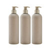 Biodegradable wheat straw plastic bottle