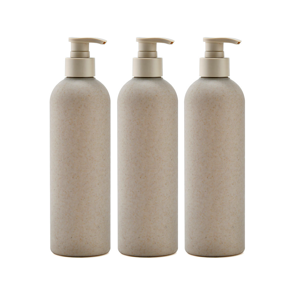 Biodegradable wheat straw plastic bottle