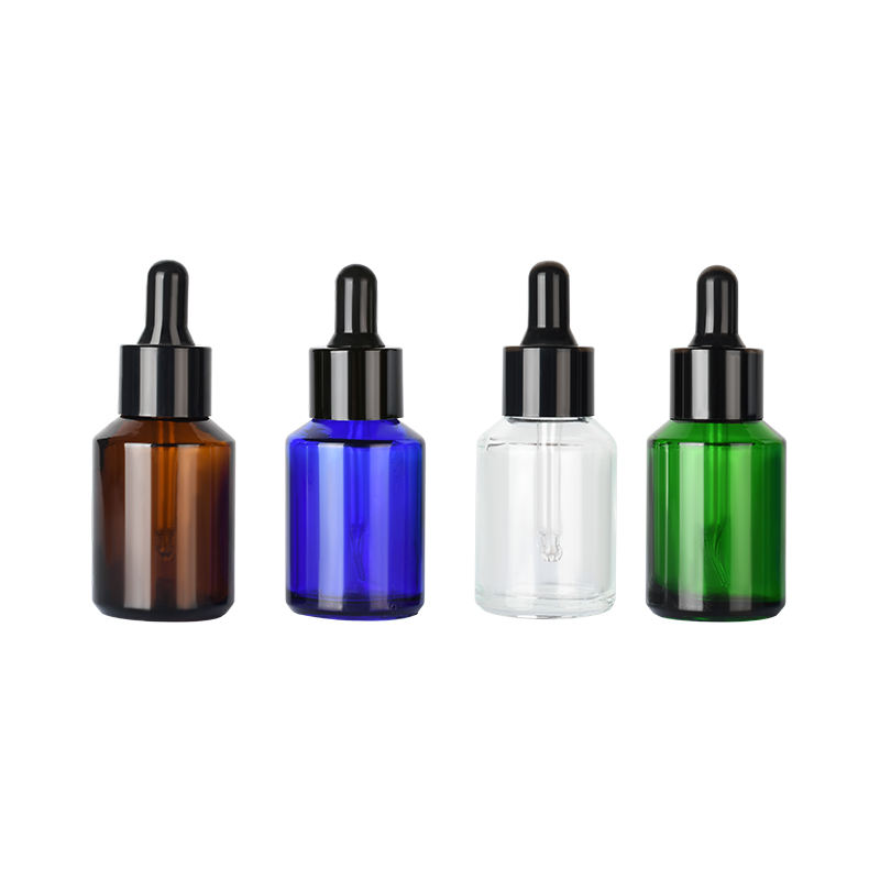 Custom Cosmetic Slant Shoulder Glass Bottle