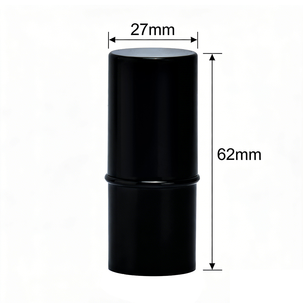 Wholesale Mini Lip Balm Tube 6g Capacity Empty Plastic Lipstick Pink Black White Colors Cylinder Shape sunscreen deodorant bottle tube