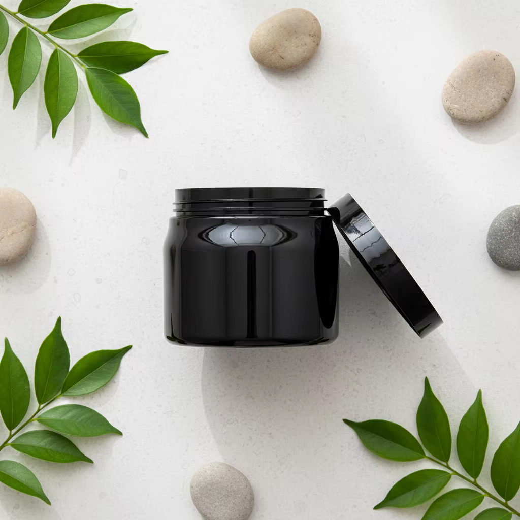 Wholesale Cosmetic Packaging 500ml Empty Plastic Hair Body Scrub Container Jar 500ml Body Butter Plastic Cream Jar