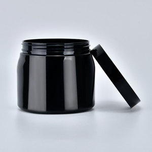 Wholesale Cosmetic Packaging 500ml Empty Plastic Hair Body Scrub Container Jar 500ml Body Butter Plastic Cream Jar