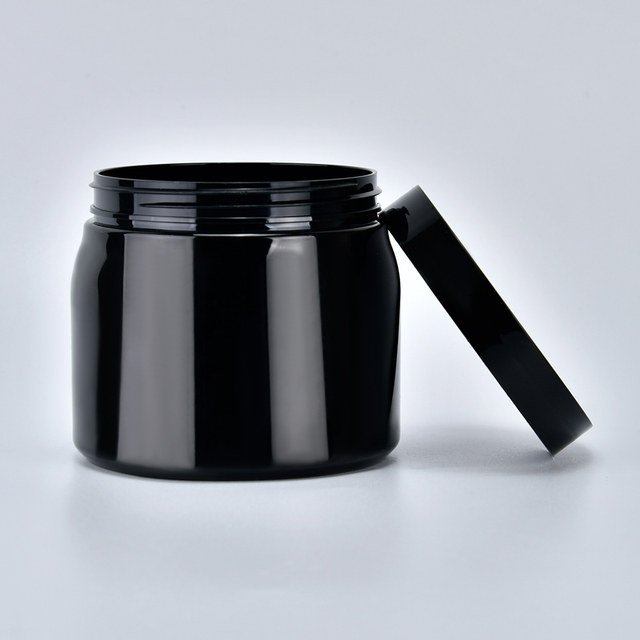Wholesale Cosmetic Packaging 500ml Empty Plastic Hair Body Scrub Container Jar 500ml Body Butter Plastic Cream Jar
