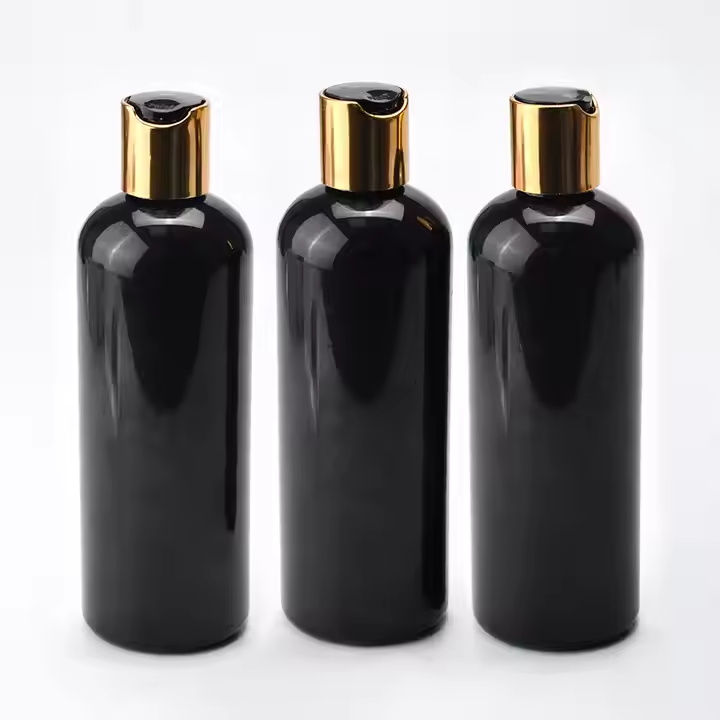 Factory Direct Sale Refillable 8oz 250ml 300ml 16oz Amber Empty Conditioner Lotion Plastic Shampoo Bottle with Disc Top Flip Cap