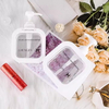 300ml Square Shaped Cosmetic Container Plastic Colorful Hand Wash Liquid Soap Foam Bottles Body Lotion Bottle with Pump