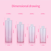 Glass Skincare Serum Oil Lotion Pump Dropper Bottle Set