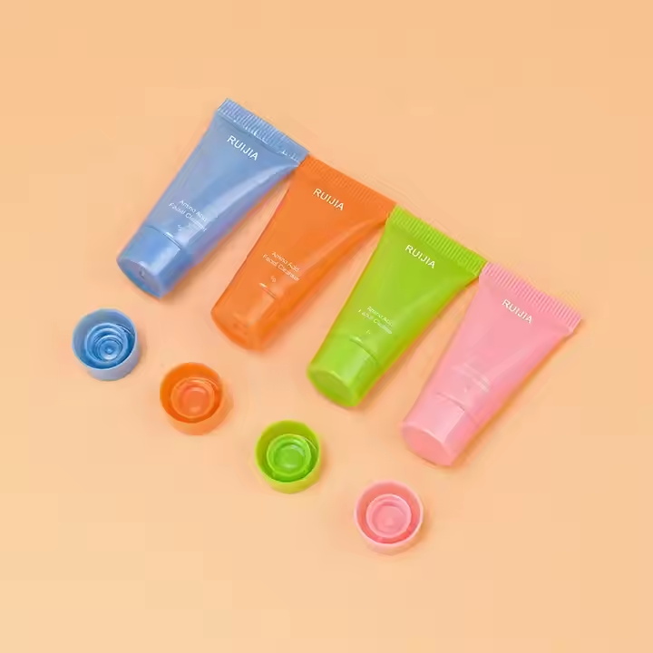 Travel Cosmetic Plastic Soft Tube for Hand Cream Lipstick & Facial Cleanser Screen Printing on Surface Shampoo