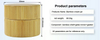 Wholesale Engraved Bamboo Cosmetic Cream Jars 5g-100g Glass Containers with Inner Glass for Creams Wholesale Cosmetic Storage