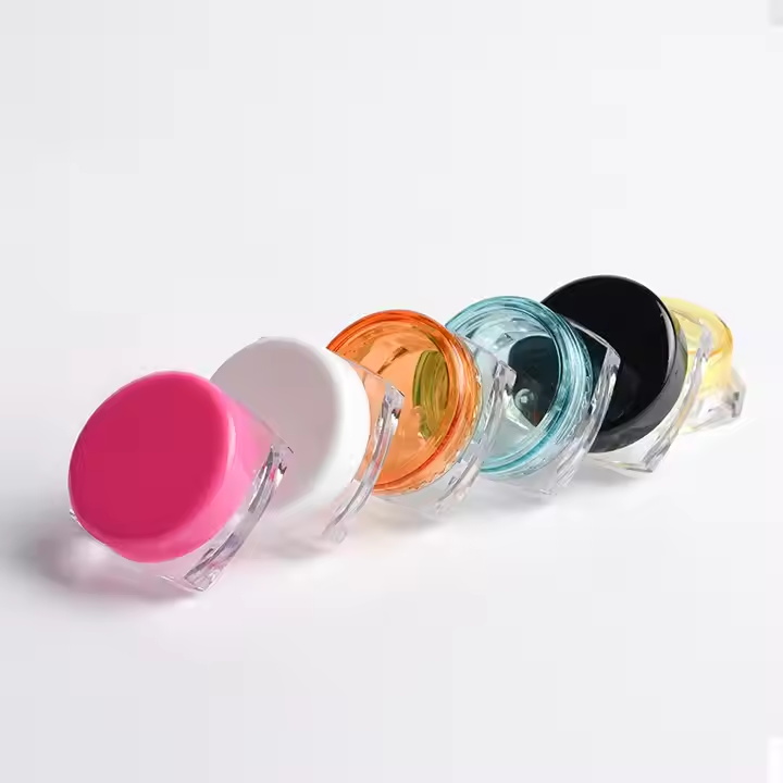 Plastic PS Cosmetic Eye Cream Jar Face Cream Container for Travelling