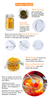 Glass Storage Mason Jar 500ml 750ml 1000ml 1500ml Cookie Pickles Kitchen Food Storage Glass Jar with Clip Lid