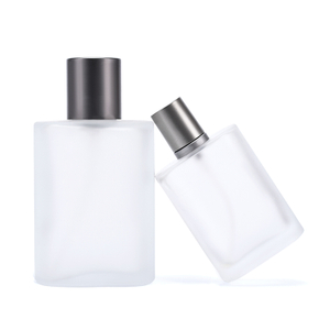 Luxury Cosmetic 30ml 50ml 100ml square Parfum Spray Frosted Glass Perfume Bottle