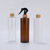 Pet Plastic Trigger Spray Bottle with Bamboo Cap