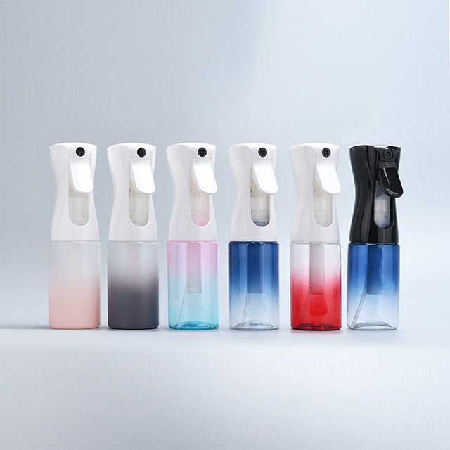 PET Plastic Atomized Hair Continuous Spray Bottle