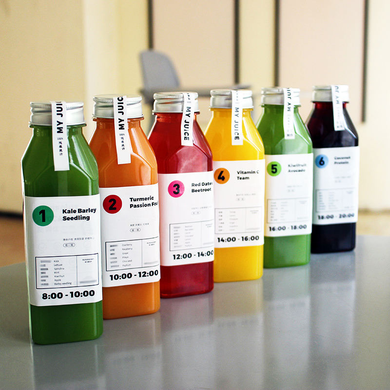 Plastic Juice Bottle With Cap