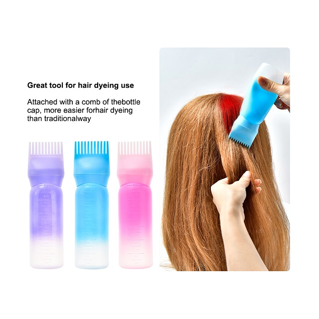 Hair Care Dye Comb Applicator With Brush Applicator