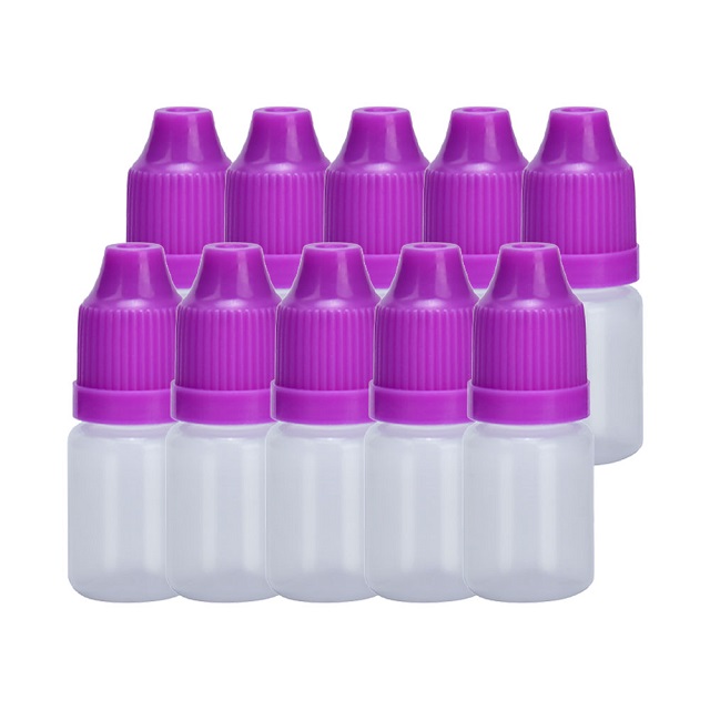 Plastic Eye Liquid Dropper Bottles