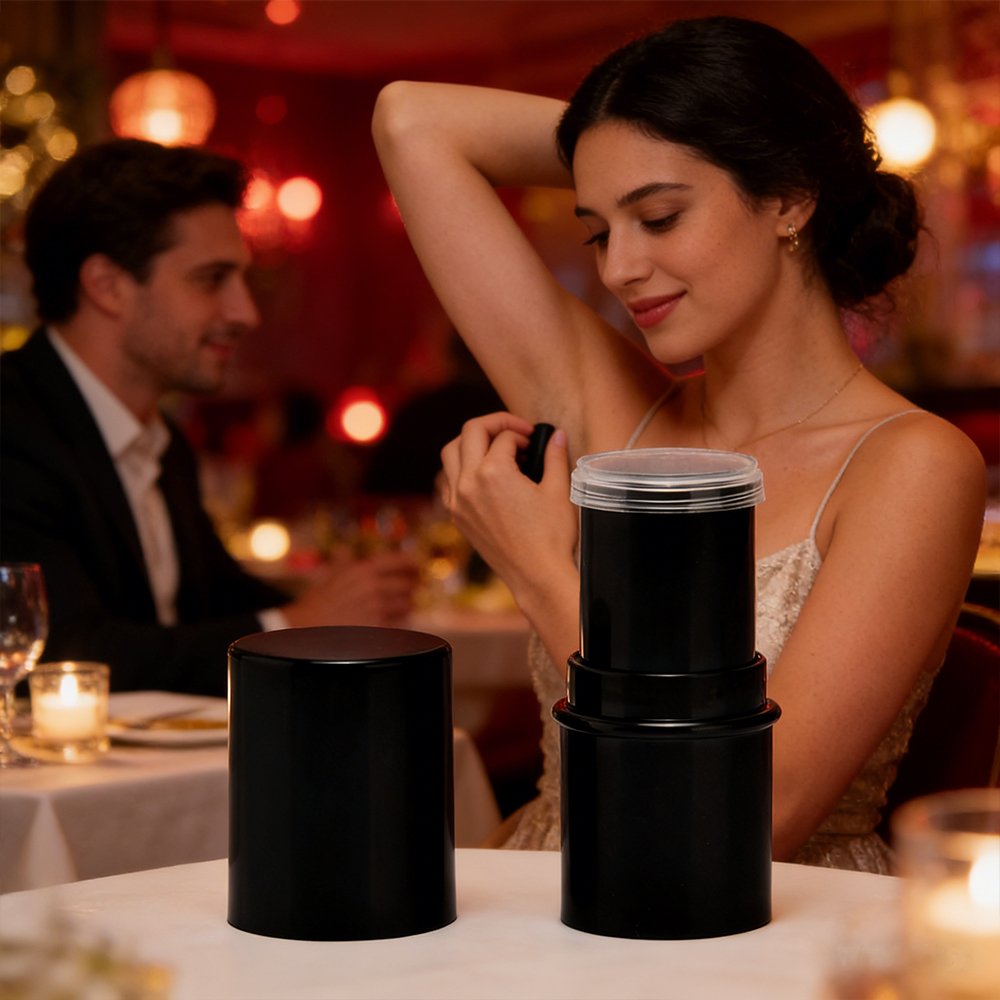 Wholesale Mini Lip Balm Tube 6g Capacity Empty Plastic Lipstick Pink Black White Colors Cylinder Shape sunscreen deodorant bottle tube