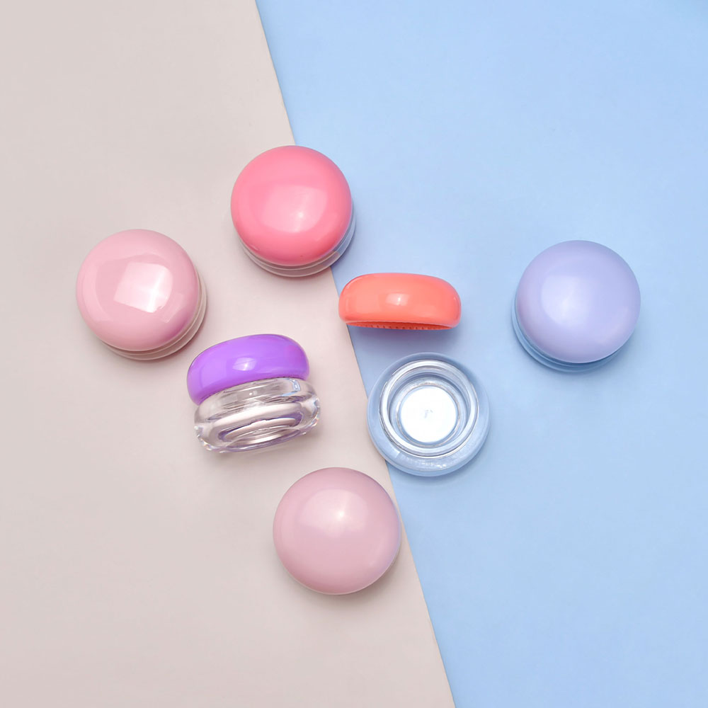 Wholesale 5g Plastic Sleeping Mask Jar Lip Balm Container Mask Blusher Cosmetic Cream Jar for Skincare Packaging Container