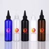 Private Label Customization 3oz 4oz 5oz 8oz 12 oz clear Amber PET Plastic Twist Top Cap Squeeze Applicator Hair Oil Bottle