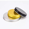 Empty Canning Spice Powder Candle Jar 8oz Thick Amber Round Glass Jars with Metal Lids