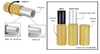 Natural Empty Gift Golden Silver Cosmetic Make up 3g 5g Bamboo Lipstick Lip Balm Tube Bamboo Lip Gloss Tube
