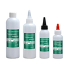 Free Samples 60ml 120ml 150ml 250ml Clear Amber Squeeze Plastic Paint Ink Hair Oil Applicator Bottle with Bamboo Twist Top Cap