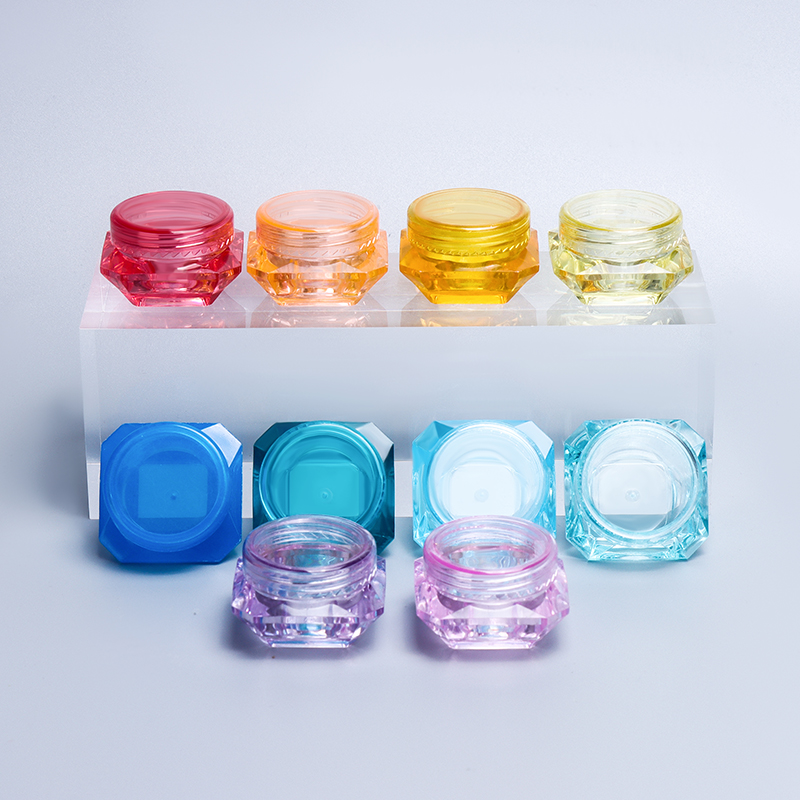 Plastic PS Cosmetic Eye Cream Jar Face Cream Container for Travelling