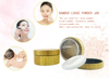 Perfect Texture Pretty Convenience All Bamboo Jar 30g with Sifter and Powder Puff Loose Powder Container