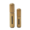 Luxury Perfume Bottle 5ml 8ml 10ml Refillable Bamboo Perfume Bottles with Plastic Glass Inner