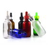 1oz 2oz 4oz Boston Round 60ml 120ml clear Blue Green Euro 30ml Amber blue green black clear Glass Dropper Bottle