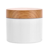 Wholesale Empty Cosmetic Container 50g 100g 150g 250g Double Layer Thick Wall White pp Plastic Body Butter Cream Scrub Jar