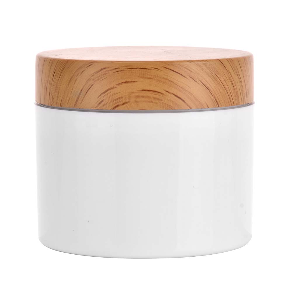 Wholesale Empty Cosmetic Container 50g 100g 150g 250g Double Layer Thick Wall White pp Plastic Body Butter Cream Scrub Jar