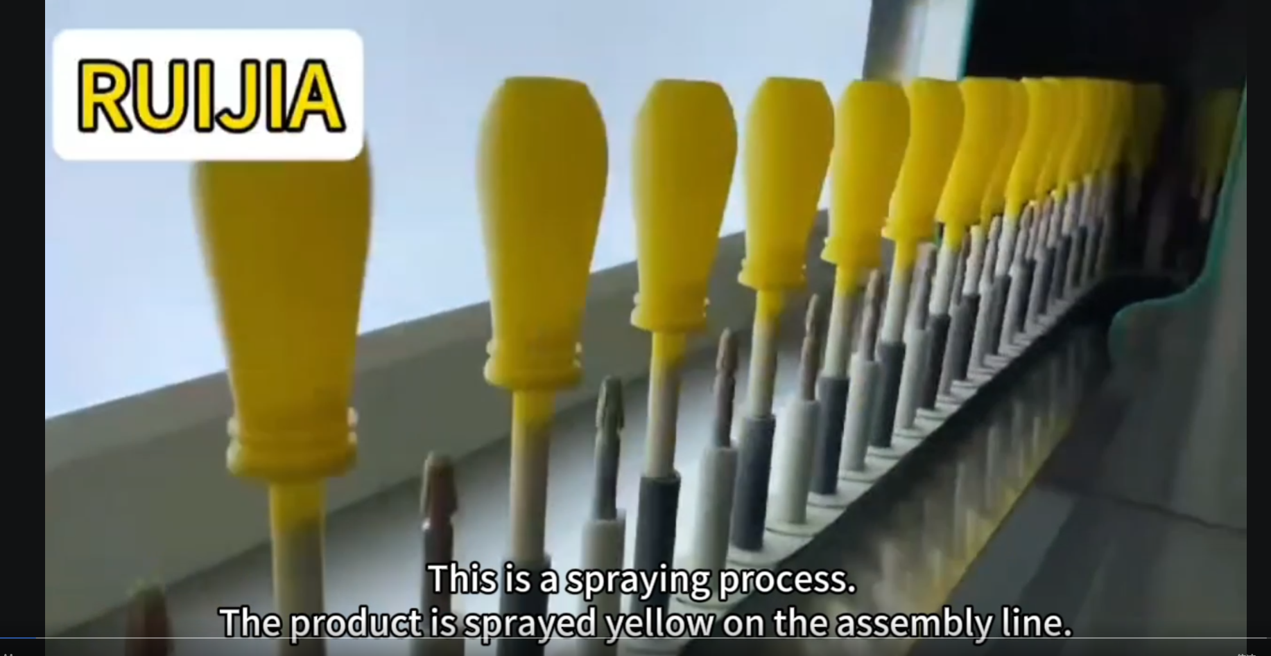 Spraying process