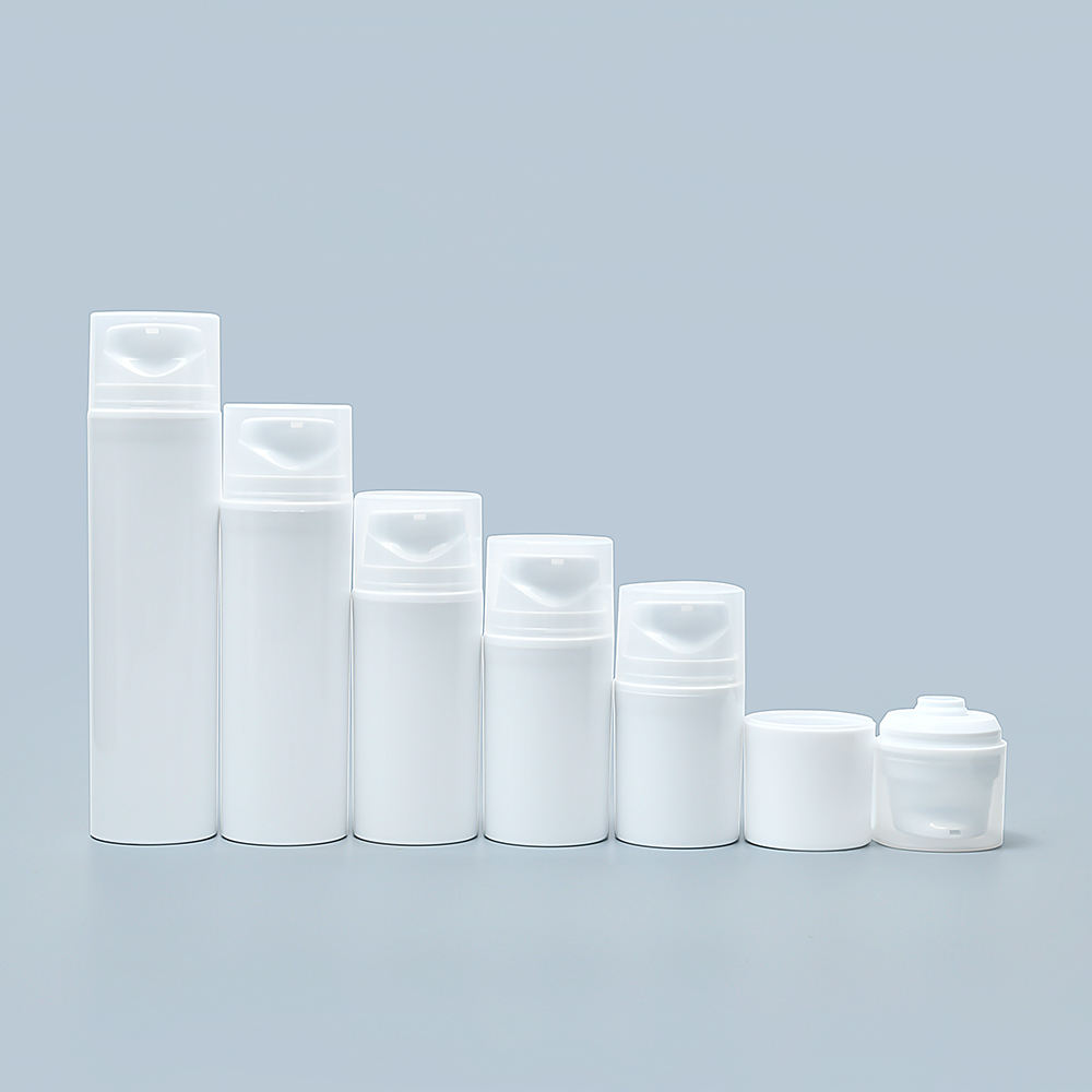 PP Plastic Airless Pump Bottle With Wide Neck