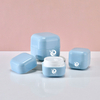 Skin Care Cosmetic Package 20g 30g 50g Square PP Blue White Purple Eye Face Lotion Cream Cosmetic Jar