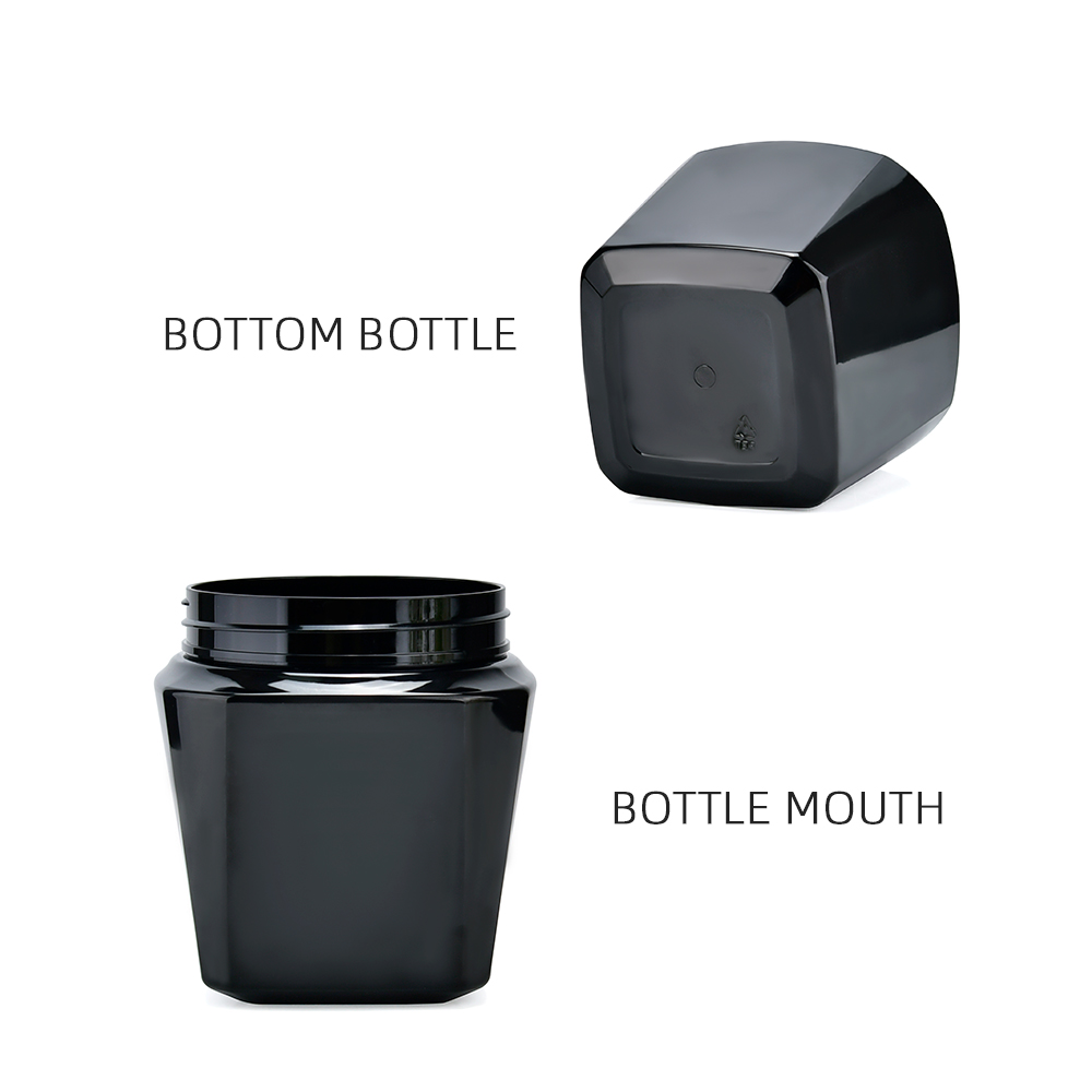 New Design Plastic Body Srcub Conditioner 500g High Quality Skincare Cream Face Mask Cream Plastic Jar with Screw Cap