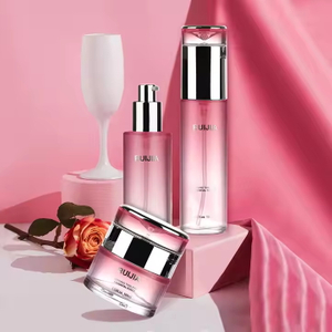 Glass Skin Care Lotion Serum Pump Bottles