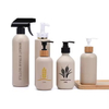 Cosmetic Packaging 30ml 100ml 250ml 300ml 500ml Wheat Straw Biodegradable Shampoo Plastic Pump Bottle With Lotion Dispenser