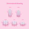 Glass Skincare Serum Oil Lotion Pump Dropper Bottle Set