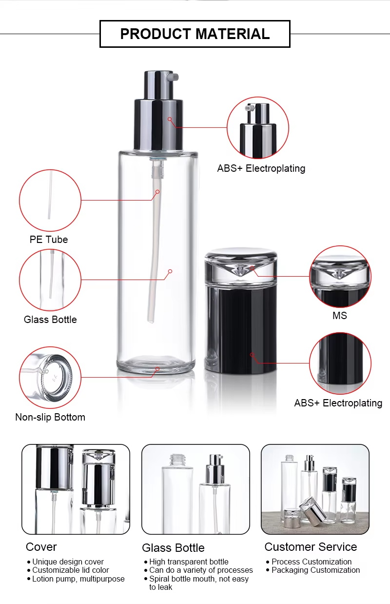 Glass Bottle Cosmetic Packaging Suppliers