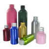 High Quality 50ml 100ml 150ml 200ml 250ml 500ml Empty Cosmetic Essential Oil Shampoo Aluminum Bottles With Screw Lid