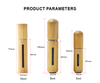 Luxury Perfume Bottle 5ml 8ml 10ml Refillable Bamboo Perfume Bottles with Plastic Glass Inner