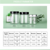 Eco Friendly 50ml 100ml 150ml 250ml 300ml 500ml Honey Spice Pudding Jar Round Glass Food Storage Jar with Aluminum Screw Lid