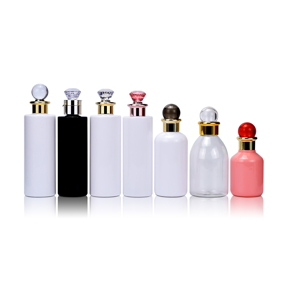 Luxury Shampoo Plastic Bottle 100ml 150ml 200ml 300ml 500ml Refillable Body Lotion PET Plastic Bottle with Pump