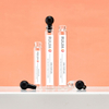 Custom 0.5ml 1ml 2ml 3ml Ball Stopper Mini Glass Tube Vial Perfume Sample Test Tube Bottle With Ball Stopper