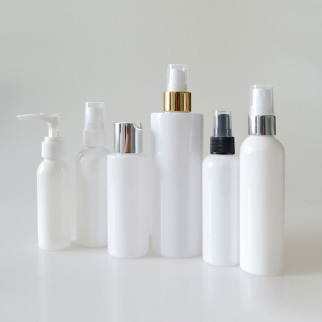 Amber White clear Plastic Spray Bottle