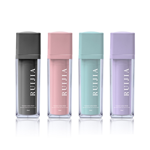 Luxury 30ml 50ml Cosmetic Airless Pump Bottle