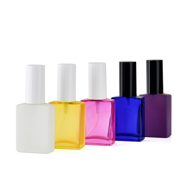 square Rectangle Glass Perfume Mist Spray Bottle