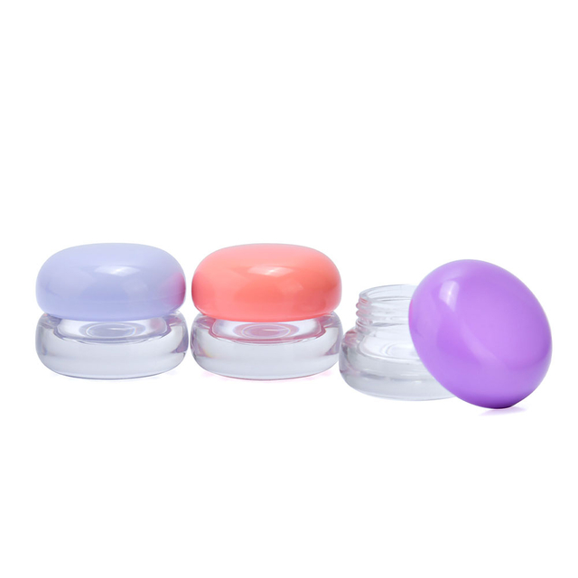 Wholesale 5g Plastic Sleeping Mask Jar Lip Balm Container Mask Blusher Cosmetic Cream Jar for Skincare Packaging Container
